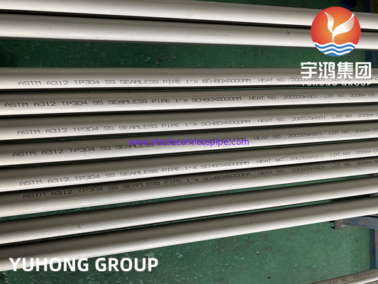 Bơm không thô không may ASTM A312 TP304, Dầu và sử dụng khí đốt