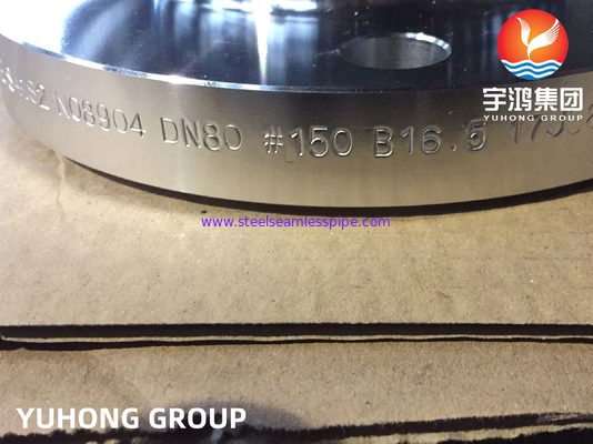 ASME SA182 F904L, UNS N08904 Thép không gỉ trượt trên vòm nâng mặt B16.5