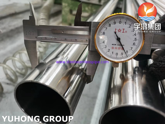 Ống liền mạch vệ sinh được đánh bóng bằng thép không gỉ ASTM A270 TP316L