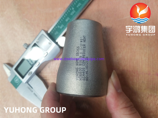 Buttweld ASME SB366 N06600 2.4816 Inconel 600 Máy giảm tập trung