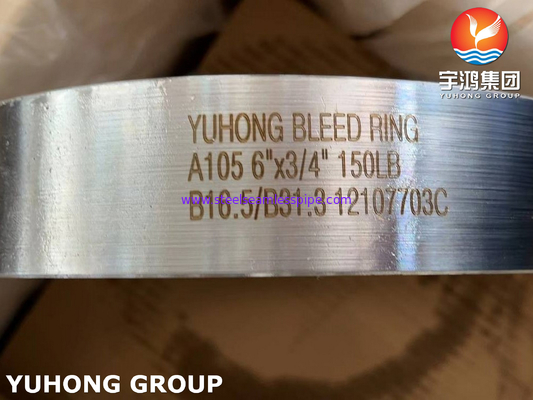 Carbon Steel Flange Forged Bleed Ring Drip Ring Flush Ring A105 Vòng đan chảy