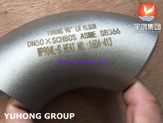 Thép không gỉ N08904 BUTT WELD FITNING SB366 WP904L EBLOW B16.9