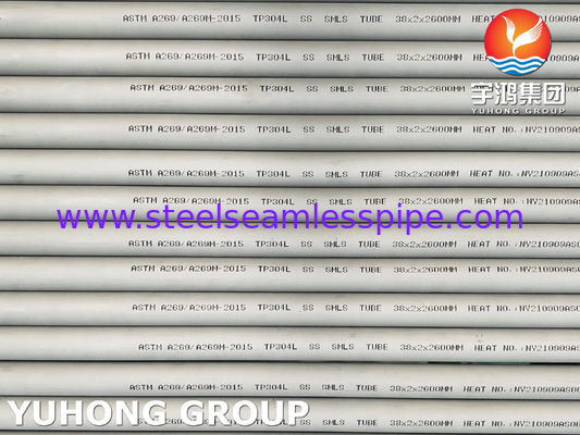 Bụi thép không gỉ Austenit ASTM A269 TP304L, được sử dụng cho dịch vụ chống ăn mòn chung