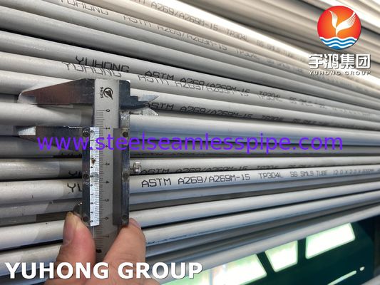 Bụi thép không gỉ Austenit ASTM A269 TP304L, được sử dụng cho dịch vụ chống ăn mòn chung