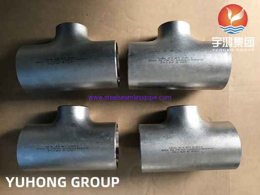 Phụng cắm ống thép képlex Reducer Tee B16.9 ASTM A815 UNS S31803
