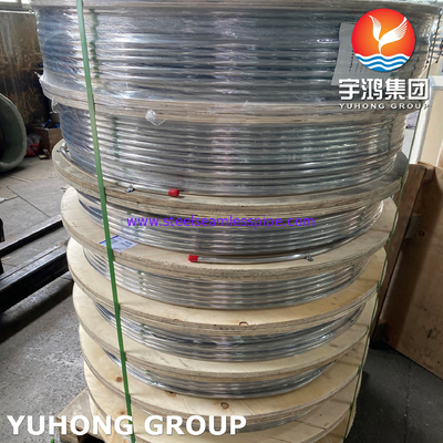 ASTM A269 TP316L ống cuộn không may bằng thép không gỉ, ống cuộn BA