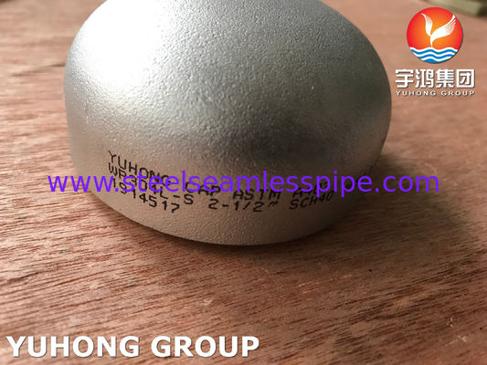 A403 WP304L-S Cap, B16.9 Thép không gỉ carbon thấp Butt Weld Fitting For Hydraulic Engineering