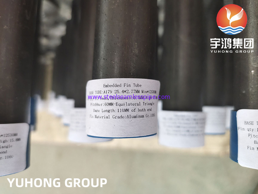 ASTM A179 Ống vây loại G Ống nhôm nhúng 1060