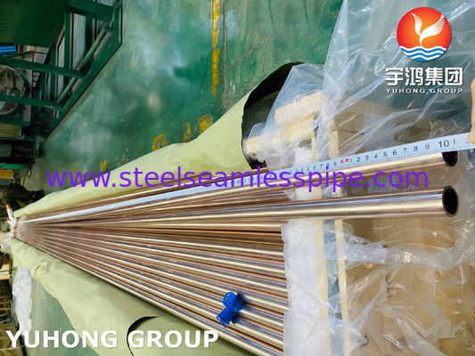 ASME B111 C11200 C70600 C44300 C12200 ống đồng hợp kim cho hệ thống sưởi ấm máy lạnh không khí