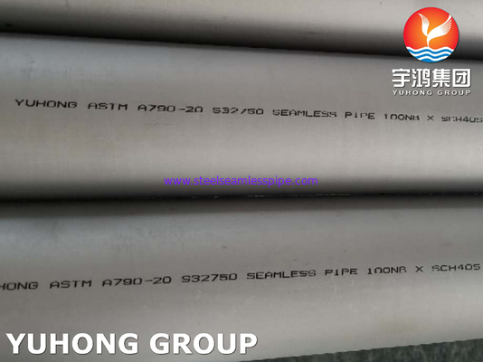 ASTM A790 UNS S32750 Super Duplex 304 316 Bụi không thô không may cho xử lý nước thải