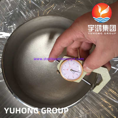 Phụ kiện hàn nắp mông B16.9 Bộ trao đổi nhiệt khí dầu ASTM A403 WP316L-S