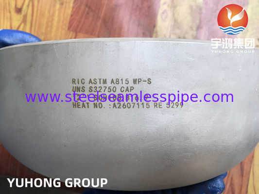 ASTM A815 S32750 / SAF 2507 Nắp, Phụ kiện ống hàn đối siêu duplex cho các nền tảng dầu khí ngoài khơi