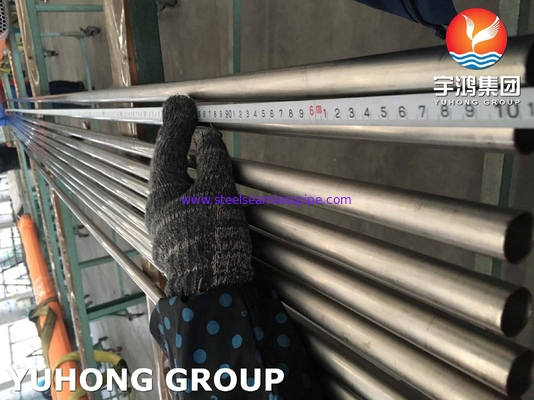 ASTM B338 Gr7 Ống hợp kim titan liền mạch và hàn cho bộ trao đổi nhiệt ngưng tụ