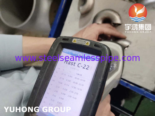 Hastelloy C22 / N06022 180 ° LR Cúp tay.