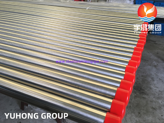Chống axit ASME SA213 TP304 1.4301 Bụi không may nhựa nhựa sáng