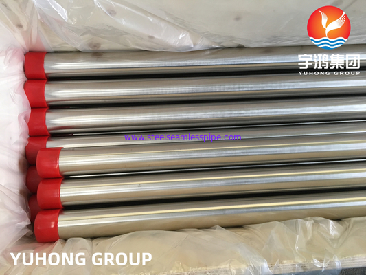 Chống axit ASME SA213 TP304 1.4301 Bụi không may nhựa nhựa sáng