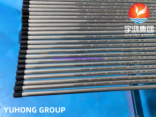 ASTM A213 TP316L ống nhựa thép không gỉ sáng