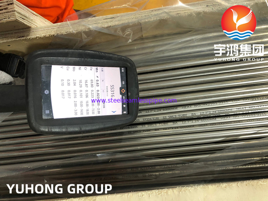 ASTM A213 TP316L ống nhựa thép không gỉ sáng