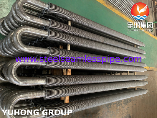 U Bend Fin Tube, ASTM A106 Gr. B High Frequency Welded Fin Tube cho máy trao đổi nhiệt