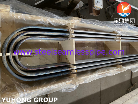 Đường ống u cong bằng thép kép SMLS ASME SA789 UNS S32205 cho bộ trao đổi nhiệt