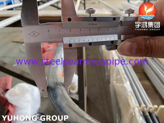 Đường ống u cong bằng thép kép SMLS ASME SA789 UNS S32205 cho bộ trao đổi nhiệt