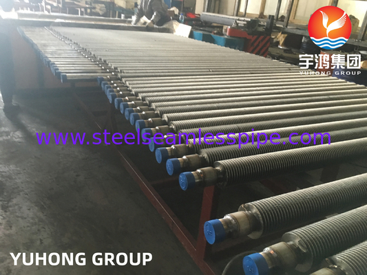 Bụi cánh quai hàn tần số cao, ống thép hợp kim ASTM A213 T12 với cánh quai thép không gỉ 304