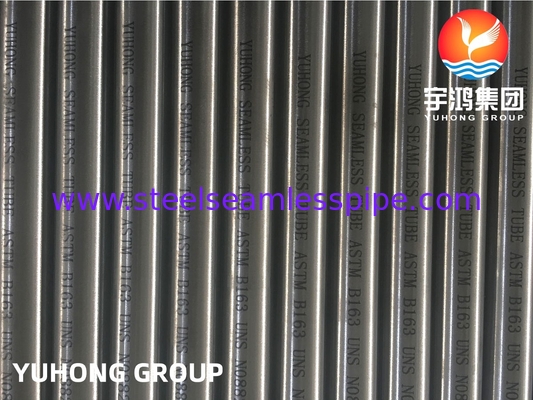ống không may hợp kim niken, ASTMB163 NO8825 / Incoloy825 Bright Annealed