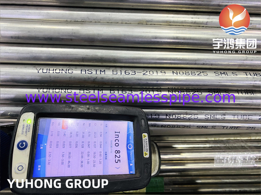 ống không may hợp kim niken, ASTMB163 NO8825 / Incoloy825 Bright Annealed