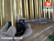 ống không liền mạch đồng hợp kim ASTM B111 C68700 C70600 C44300 C1200 cho hệ thống sưởi ấm bộ trao đổi nhiệt máy ngưng tụ không khí mát