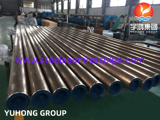 ASTM B111 C12200 ống trao đổi nhiệt đồng liền mạch