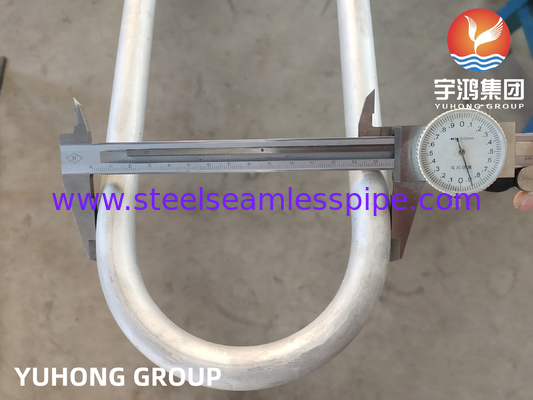 ASTM A213 TP304, 1.4301 Bụi u cong liền mạch thép không gỉ cho máy trao đổi nhiệt