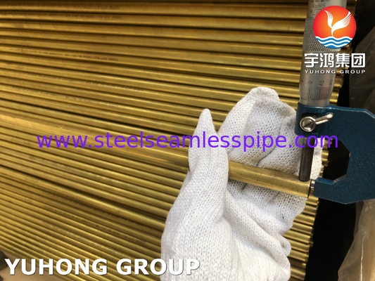 Bộ trao đổi nhiệt liền mạch và ống nồi hơi bằng đồng nhôm ASTM B111 C68700