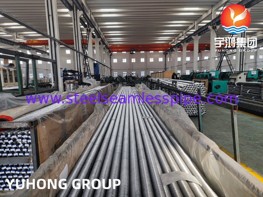 ASTM A179 ống thép cacbon với vây nhôm, ống vây loại G nhúng cho máy trao đổi nhiệt