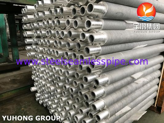 Ống vây ép đùn bằng thép không gỉ TP304 có vây nhôm cho bộ tiết kiệm