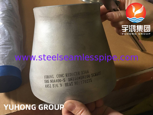 ASTM B366 UNS N04400, Monel 400 Phụ kiện ống thép hợp kim niken, khuỷu tay, hộp giảm tốc