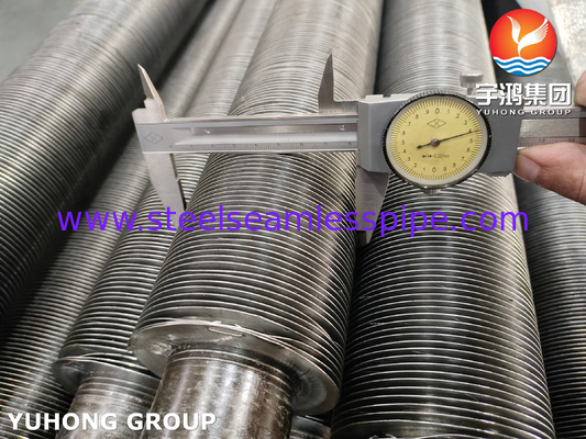 ASTM A179 ống thép cacbon với nhôm1060 vây, được nhúng ống vây loại G