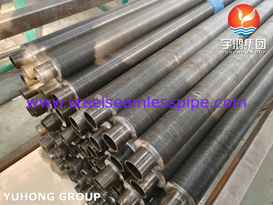 ASTM A179 ống thép cacbon với nhôm1060 vây, được nhúng ống vây loại G