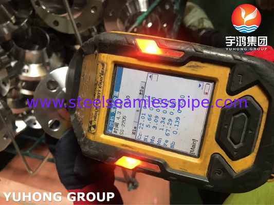 ASTM A182 F60, UNS S32205, 1.4462 Phân sợi cổ hàn bằng thép kép, mặt bị rách B16.5