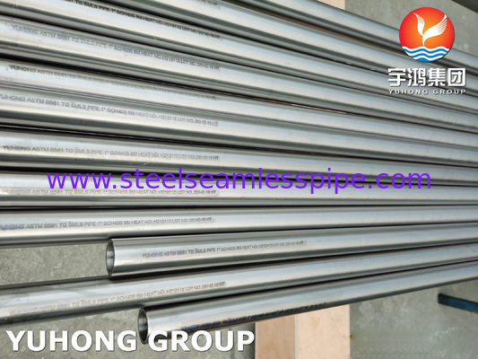 ASTM B861 ống hợp kim titan Gr2 liền mạch ống hợp kim titan