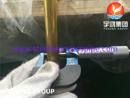 ASTM B111 / ASME SB111 C44300 ống đồng niken liền mạch cho ứng dụng hệ thống làm mát máy ngưng tụ