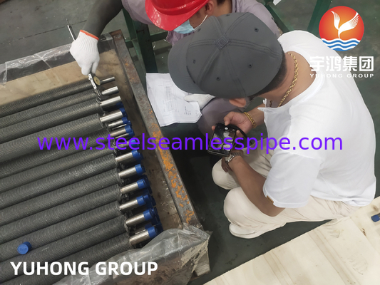Làn ống sợi sợi không gỉ ASME SA249 TP304 Aluminium1060 Radiator Heat Exchanger Air Cooler Application