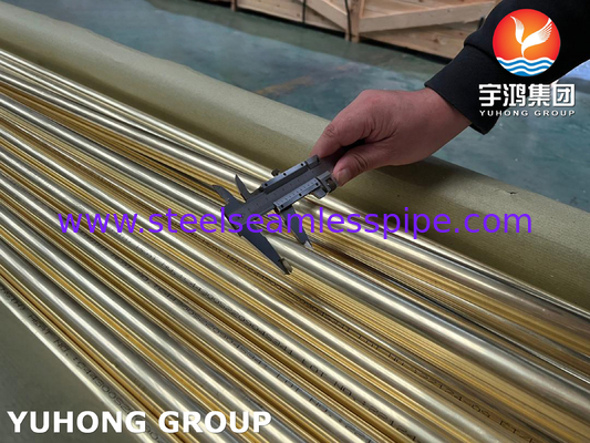 Rương đồng hợp kim ống liền mạch ống đồng đô đốc ASTM B111 C44300 C71500 C68700 Ứng dụng trao đổi nhiệt