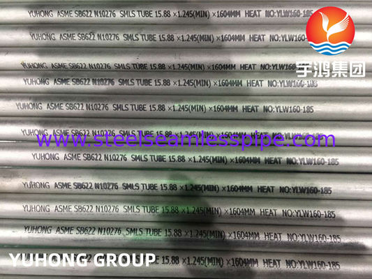Nickel hợp kim ống C276 C22 ASME SB622 Nickel hợp kim ống liền mạch dầu và ứng dụng hóa dầu
