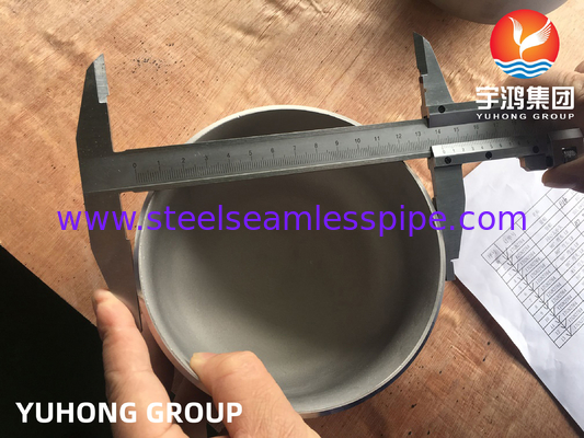 Bộ phụ kiện hàn cuối, ASTM A403 WP304-S Thép không gỉ Mũi cuối liền mạch, ASME B16.9