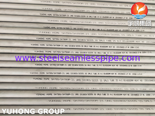 ASME SA789 / ASTM A789 S32205 ống thép không gỉ kép