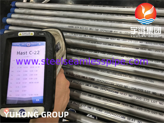 ASME SB622 N06022 ống hợp kim niken Hastelloy C22