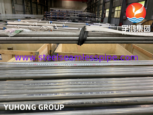 ASME SB622 N06022 ống thép hợp kim niken Hastelloy C22