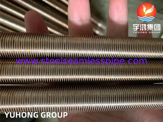 ASTM B111 C70600 O61 Đồng Nickel hợp kim ống cánh thấp cho máy trao đổi nhiệt