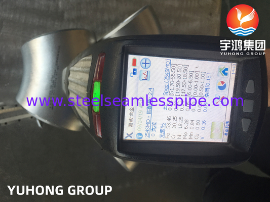 ASTM A403 / ASME SA403 WPS31254 Thép không gỉ Phụng liền mạch khuỷu tay Buttwelded B16.9