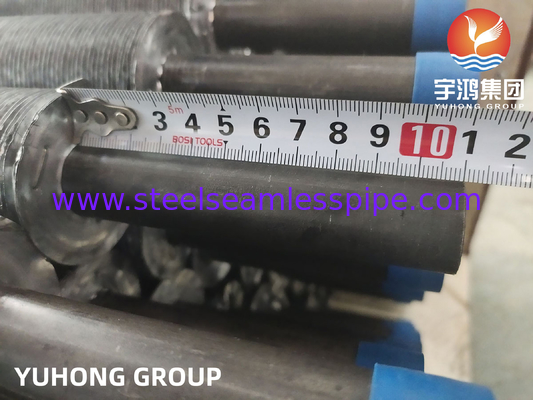 ASTM A179 Carbon Steel Seamless Extruded Fin Tube, Tube Aletado With Al Fins (Máy ống xăng không thắt)